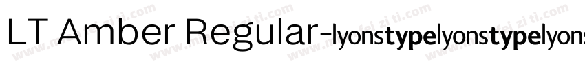 LT Amber Regular字体转换